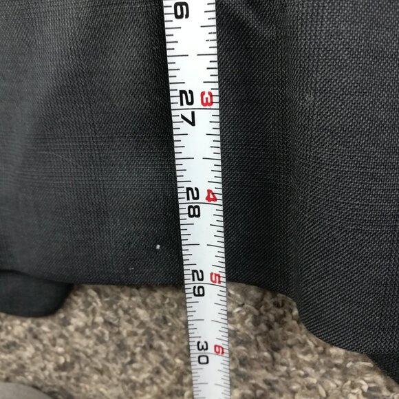 NWT Ralph Lauren 2 PC Suit Wool Glen Plaid 44S Charcoal Gray 38W - Picture 12 of 14